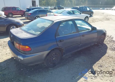 1992 Honda Civic Lx from USA, damaged, VIN 1HGEG8558NL041407